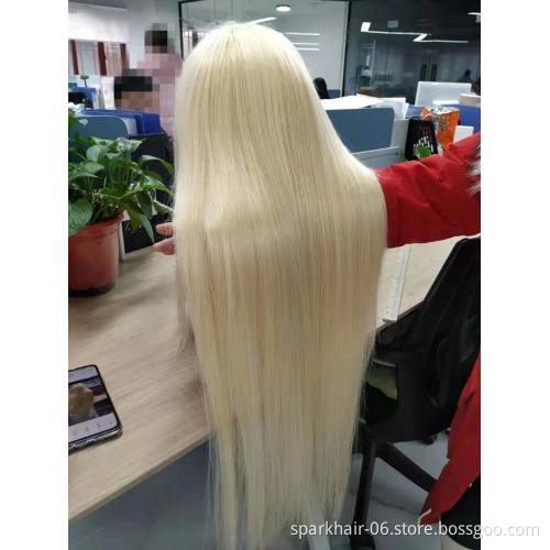 SPARK Wholesale Ombre Lace wig 613 Grey Ombre Color Lace Front Wig Human Hair Blonde Ombre Human Hair Bob Wig
